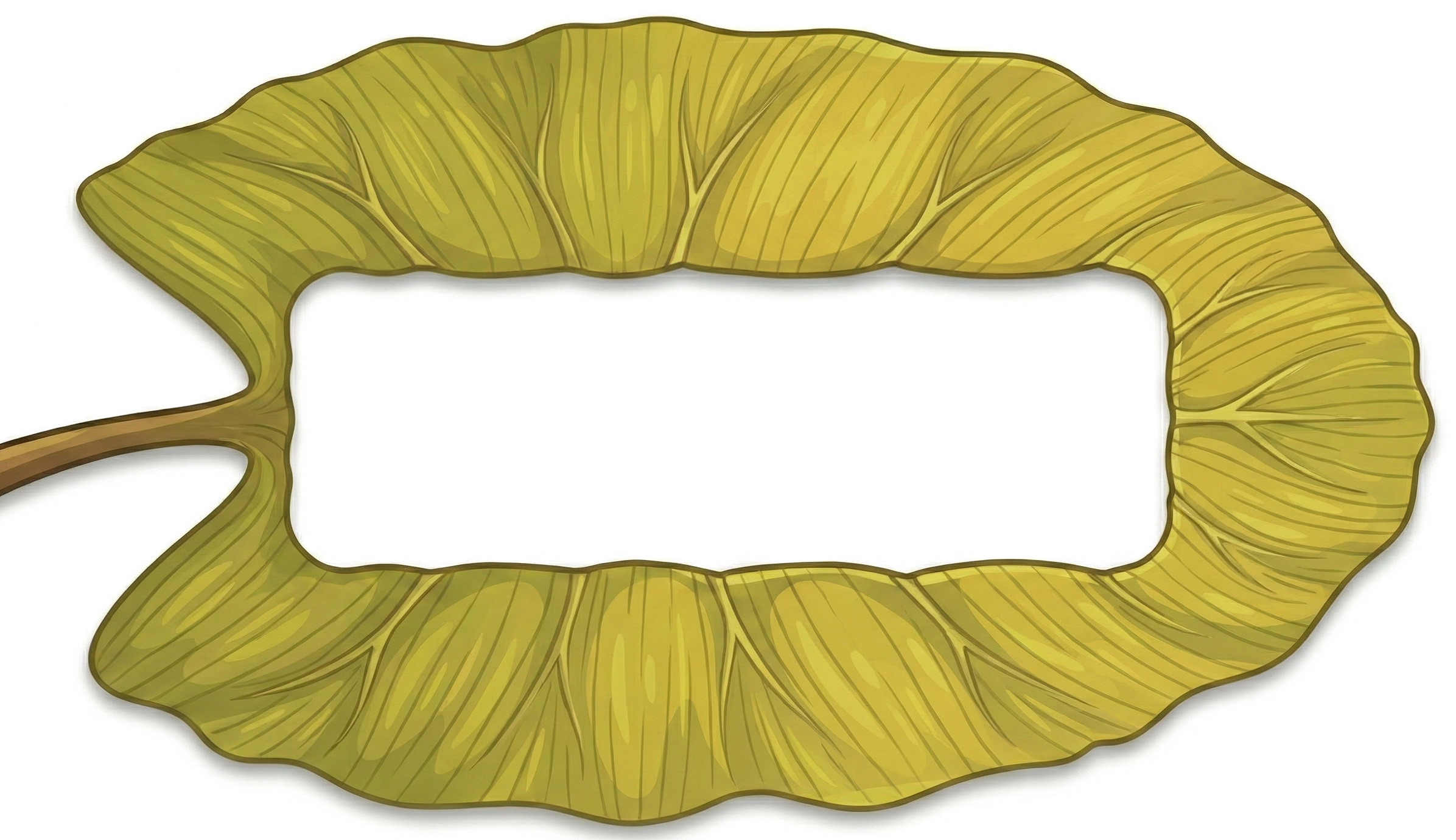 Feuille décorative